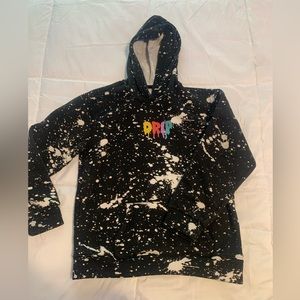 Drip speckled hoodie